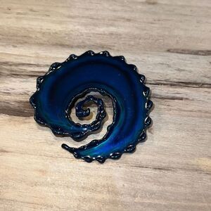 Original Brooch By David Wright Custom Made From ChromePlate NWT
